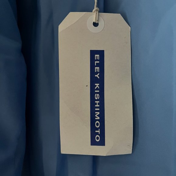 NWT Eley Kishimoto Quilted Jacket, Balloon Sleeves, Navy, Women's UK 10, US 6 - Picture 7 of 16